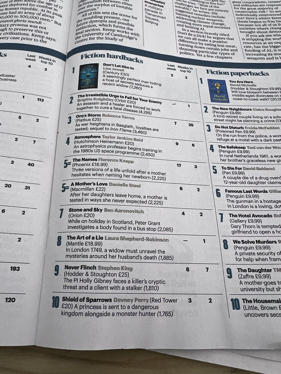 It’s not real until you see it in the Sunday Times!!!!! Thank you so much to everyone who bought a copy. You’re all bloody marvellous 
💚💚💚