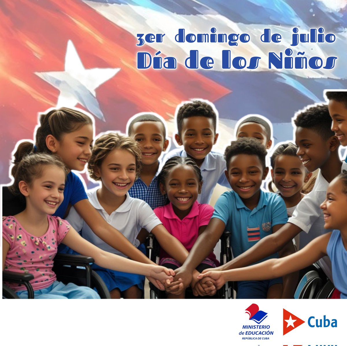 MarilnLen84's tweet image. Martí dijo:
"El deber de un hombre de Estado no es sólo gobernar bien el presente, sino preparar el futuro... y el futuro son los niños."
El 3er Domingo celebramos el Día de los niños, con la aprobación de un #Código como garantía del porvenir de la infancia.