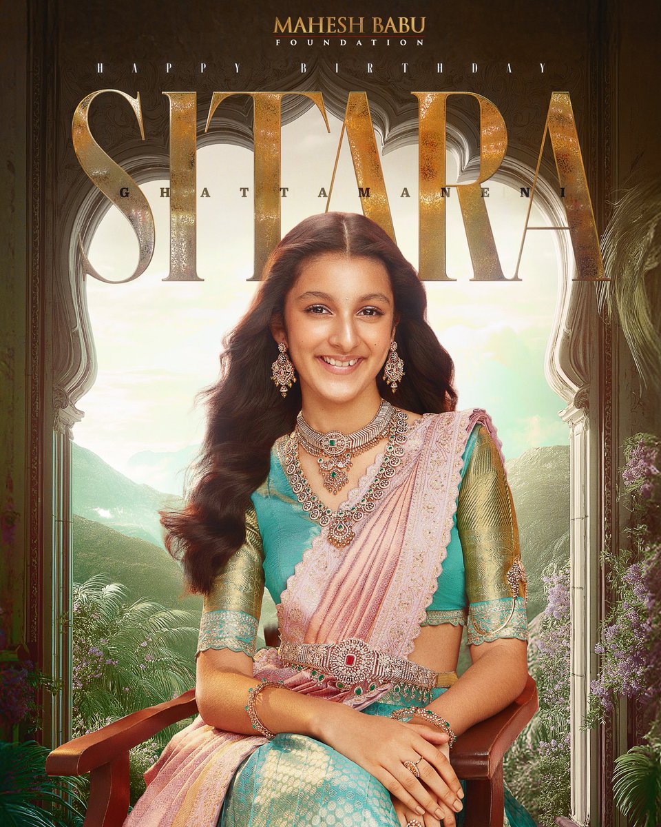 She's grace, she's sparkle, she's SITARA 🌟 @sitaraghattamaneni.
Happy Birthday to this bundle of joy 🎉🎈
Keep slaying, little queen! 👑
#happybirthdaysitara #HappyBirthdaySitaraGhattamaneni