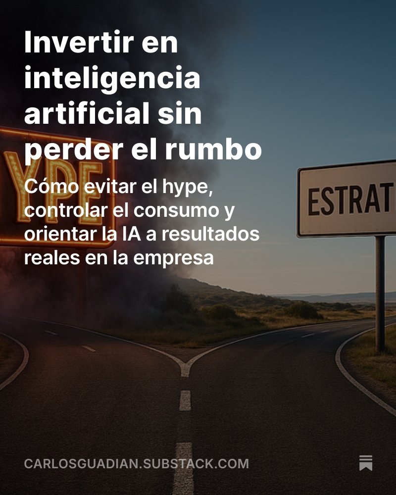 Invertir en #IA sin perder el rumbo
- Cómo evitar el hype, controlar el consumo y enfocar la IA a resultados reales.
- Desde Mistral y Meta hasta la eficiencia energética y los sistemas multiagente.
- La clave: integrar la IA, no temerle.
🔗 carlosguadian.substack.com/p/invertir-en-…
#CluPad
