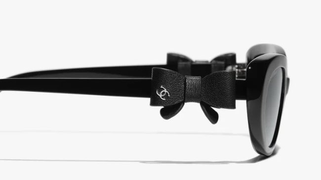 yokoシャネルリボン ⋆. 𐙚˚࿔ Chanel cat eye sunglasses 25B 𝜗𝜚˚⋆ ᢉ𐭩 ——- the black