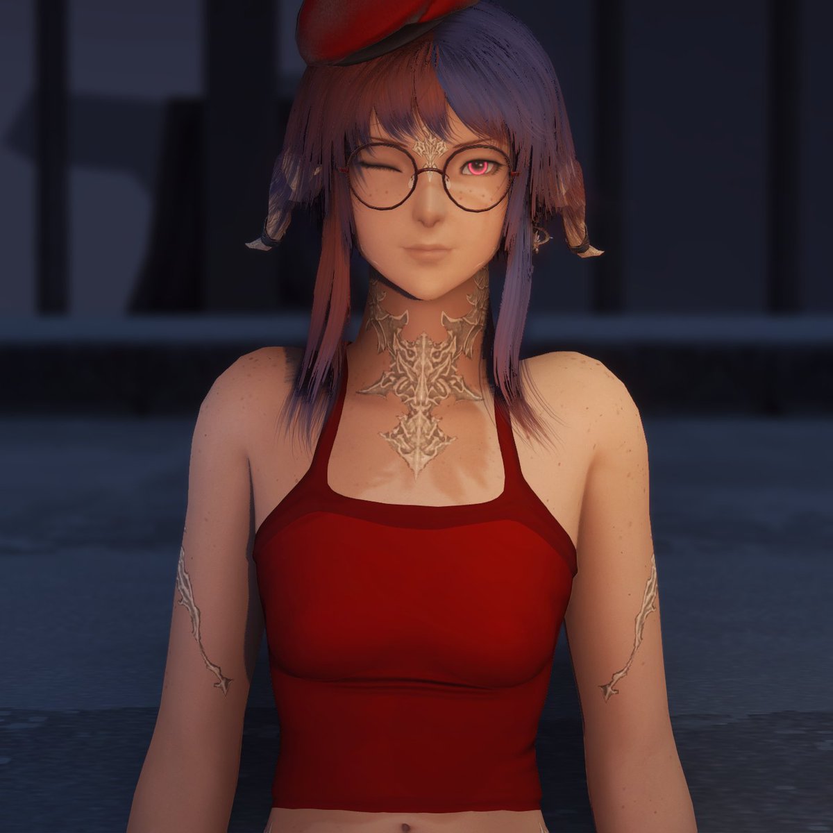 Tearlament_Raye's tweet photo. A-are you cold? We could... share some warmth.~

#FFXIV | #FF14 | #GPOSERS | #aura | #gpose https://t.co/KSd5zPwIFp