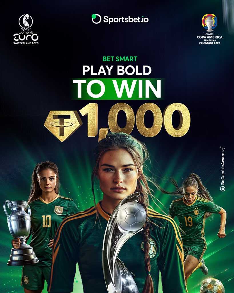 Let’s build a winning streak on the Women’s Euro 2025 and Copa América Femenina for a shot at 1,000 USDT.

It’s time to get in the game with <a href="/Sportsbetio/">Sportsbet.io</a> ! ⚽💰