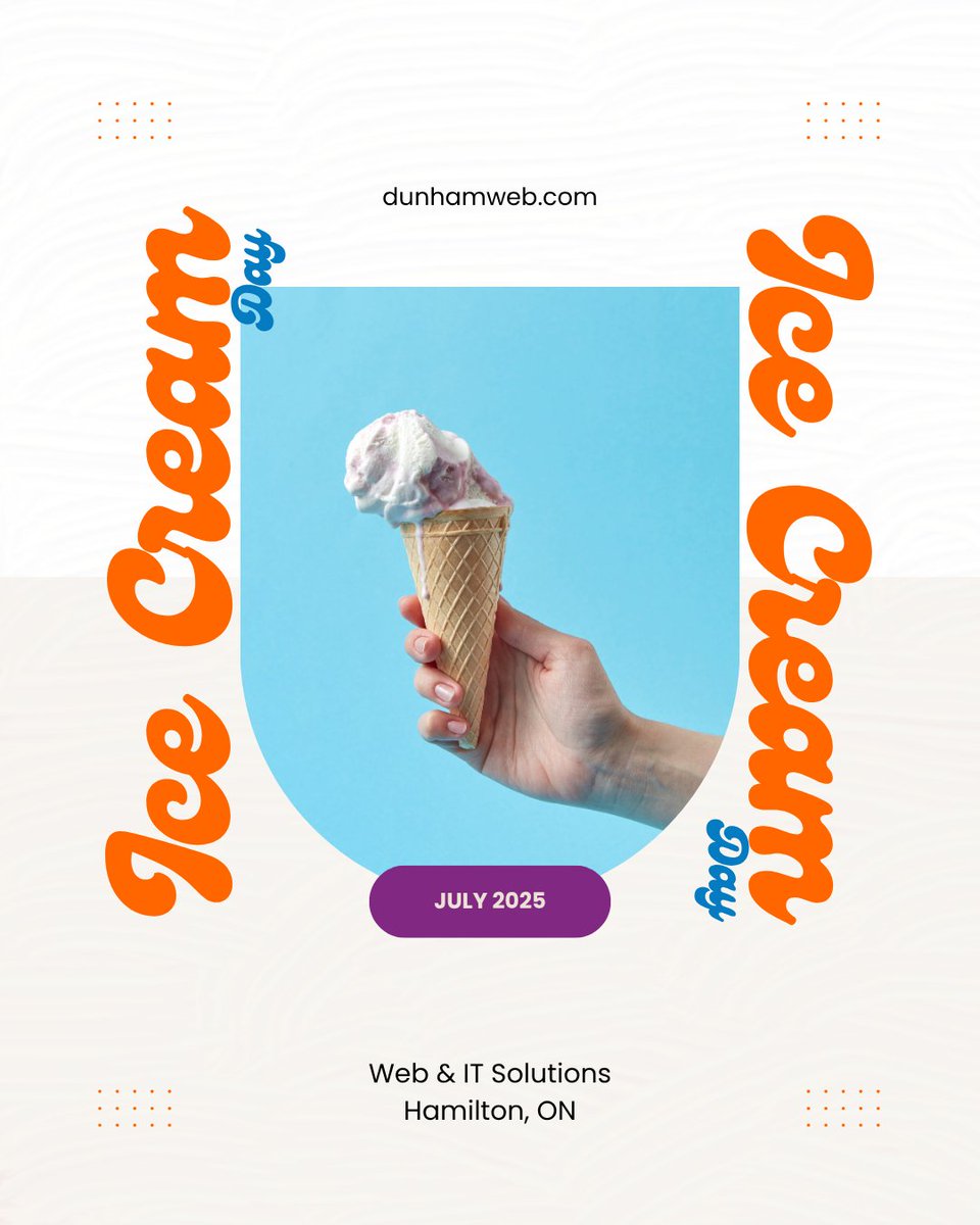 TheDunhamGroup's tweet image. It&apos;s #icecreamday  🍦😋. What is ur favourite ice cream flavour?

Contact us for your Web &amp;amp; IT needs

We offer Web &amp;amp; mobile app design/development, IT support, cloud solutions, cybersecurity and much more. Visit dunhamweb.com  😉 
#hamiltonwebservices #hamiltonwebdesign