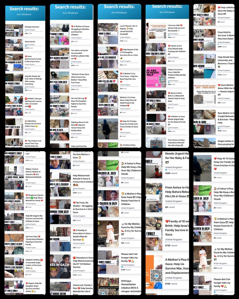 Show me Palestinian “supporters” who aren’t pushing charity fraud. 

These aid request spaces for Palestinians are coordinated money laundering ops. Different campaigns, same organizers—milking tragedy through emotional bait and rerouting funds under the guise of activism. 

I’ve