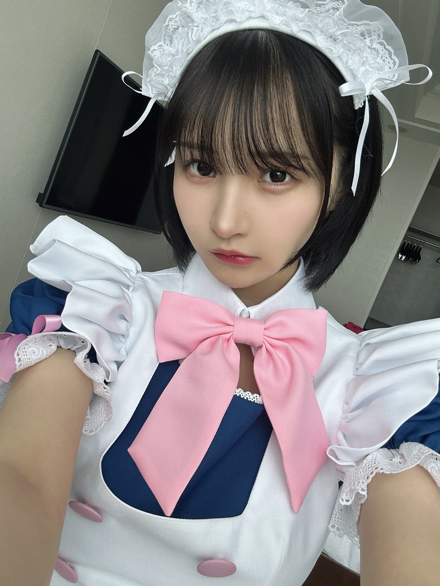 本日限定値下げ！キャンディフルーツ　メイド服　ボルドー クローディアメイド服（ボルドー）