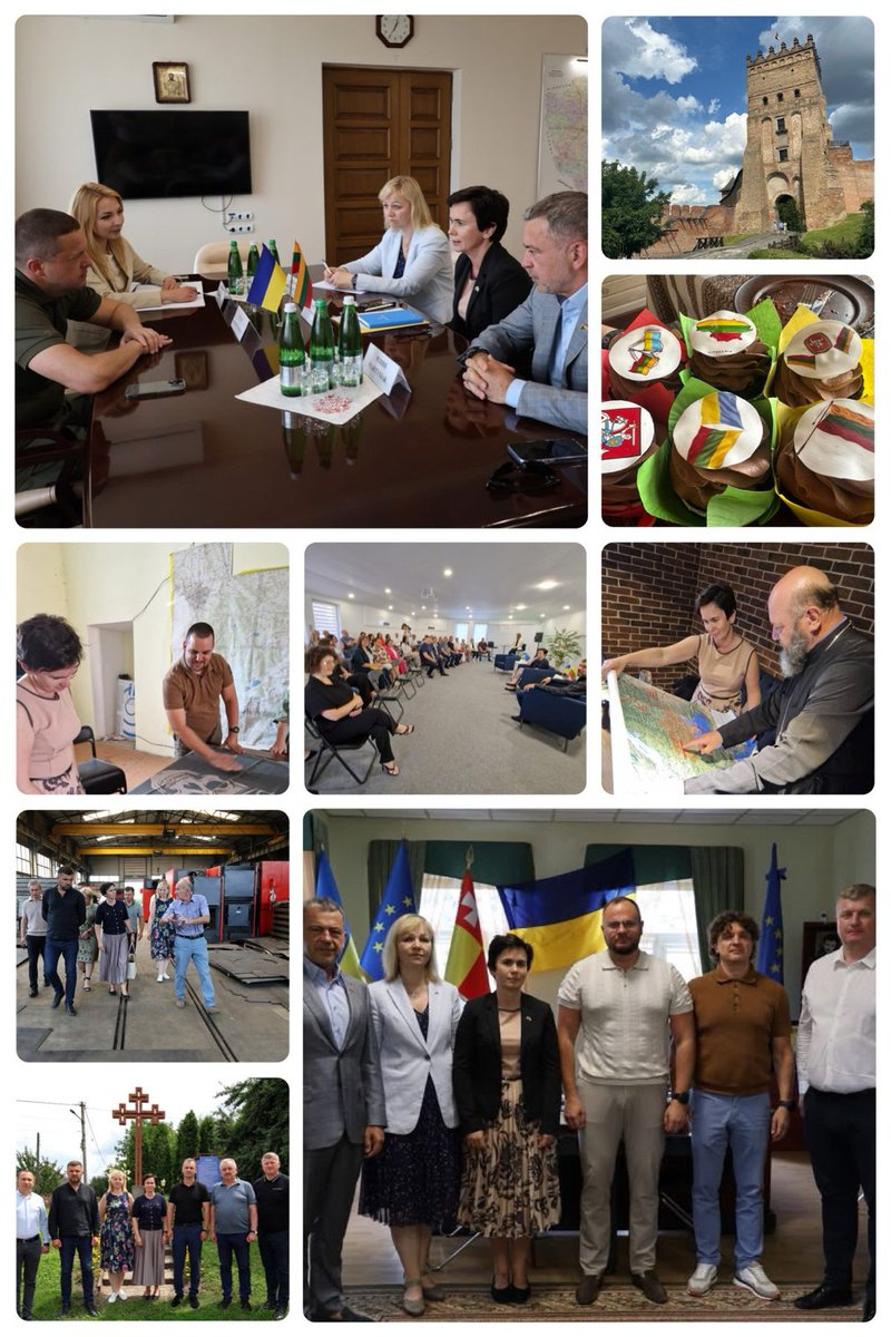 IngaTolockiene's tweet image. Had a one of a kind visit to #Ukraine's #Volyn region, connected with Lithuania via joint centuries-long history & heritage, but also the strong determination to spear no efforts working towards the common European future. Lots of meetings, conversations, ideas for the future.