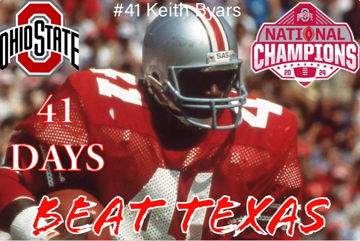 41 DAYS UNTIL KICKOFF #GoBucks