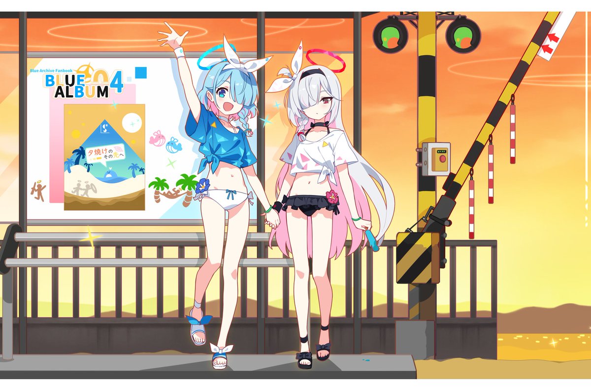 [BLUE ALBUM 04-夕焼けの　その先へ]。夏コミの新刊を入稿しました！