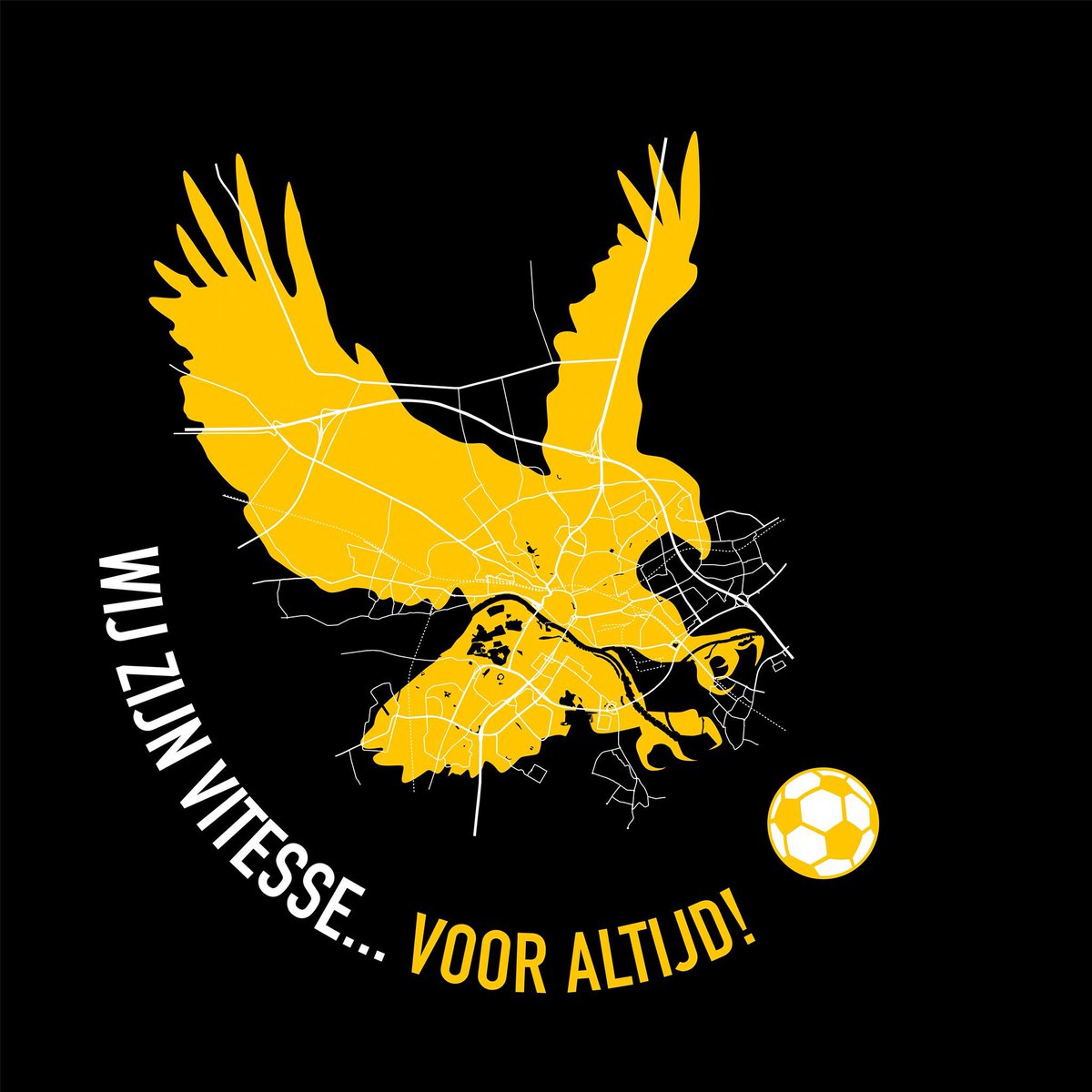 Geel en Zwart zijn onze kleuren! Vandaag de aftrap van de actie “Wij zijn Vitesse”. Doe mee en kleur Arnhem en je socials geel zwart! 💛🖤 #wijzijnvitesse #vitesse #arnhem