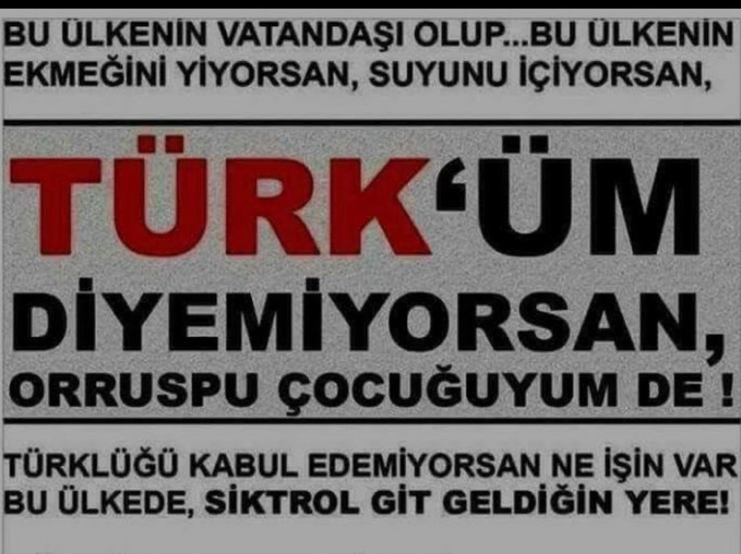 Orospu çocuğuyum de!