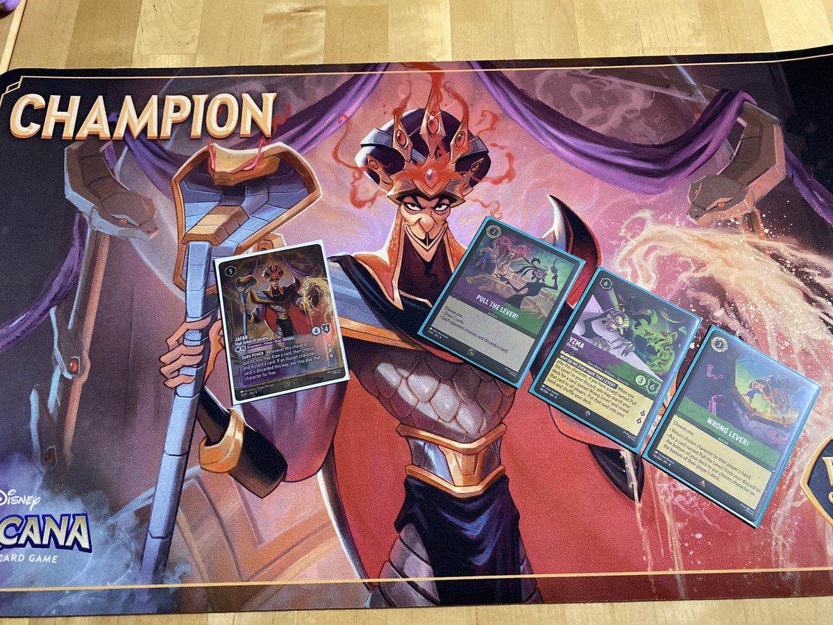 Joel Flowers (@mr_jflow) on Twitter photo Did the thing! Lever Birds (w/ Yzma 🌶️)
R1 🟡⚪️ Steelsong W 2-0 OTP
R2 🔴🟣 Spellbooks W 2-0 OTD
R3 🟢🟣 Mirror W 2-0 OTD
R4 🟡⚪️ Aggro L 1-2 OTD
R5 🟢🟣 Tempo W OTP
Top 8 (2nd seed)
T8 🟢🟣 Mirror Rematch 2-1 OTP
T4 🔴🟣 Stock 2-0 OTP
FINAL 🔴🔵 DKP 2-1 OTP
<a href="/ink_decks/">inkDecks: Lorcana Decks</a> Did the thing! Lever Birds (w/ Yzma 🌶️)
R1 🟡⚪️ Steelsong W 2-0 OTP
R2 🔴🟣 Spellbooks W 2-0 OTD
R3 🟢🟣 Mirror W 2-0 OTD
R4 🟡⚪️ Aggro L 1-2 OTD
R5 🟢🟣 Tempo W OTP
Top 8 (2nd seed)
T8 🟢🟣 Mirror Rematch 2-1 OTP
T4 🔴🟣 Stock 2-0 OTP
FINAL 🔴🔵 DKP 2-1 OTP
<a href="/ink_decks/">inkDecks: Lorcana Decks</a>