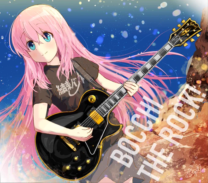 #三連休はフォロワーが増えるらしい ギター関係は割と好きで描いてます