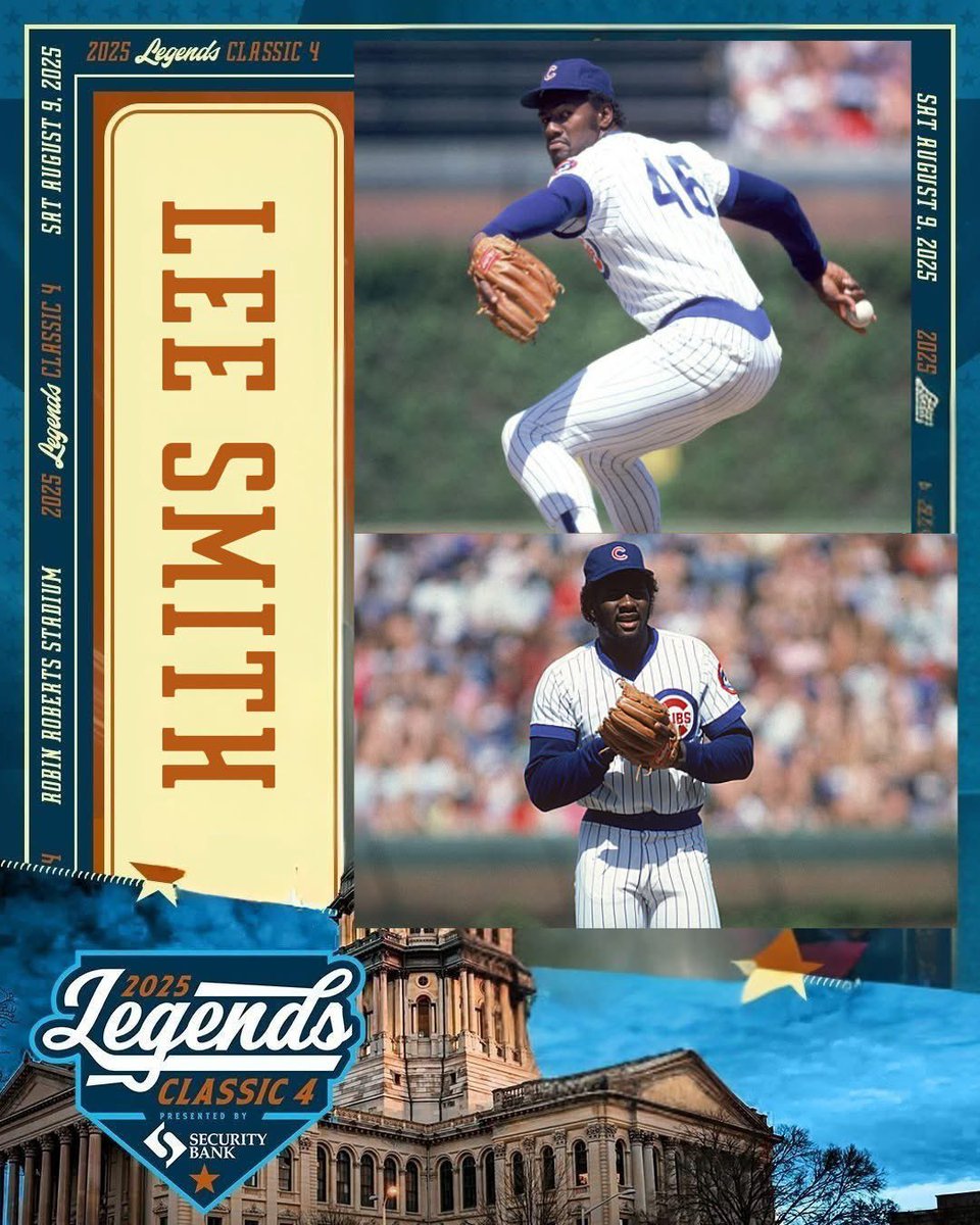 ShoesBaseball's tweet image. Springfield, get ready — a Hall of Famer is taking the mound.
The 4th Annual Legends Classic on August 9th, presented by Security Bank, just landed a Hall of Fame arm — Please welcome LEE SMITH to the roster! 🔥⚾️
🎟️: lh1.glitnirticketing.com/lhticket/mobil…
