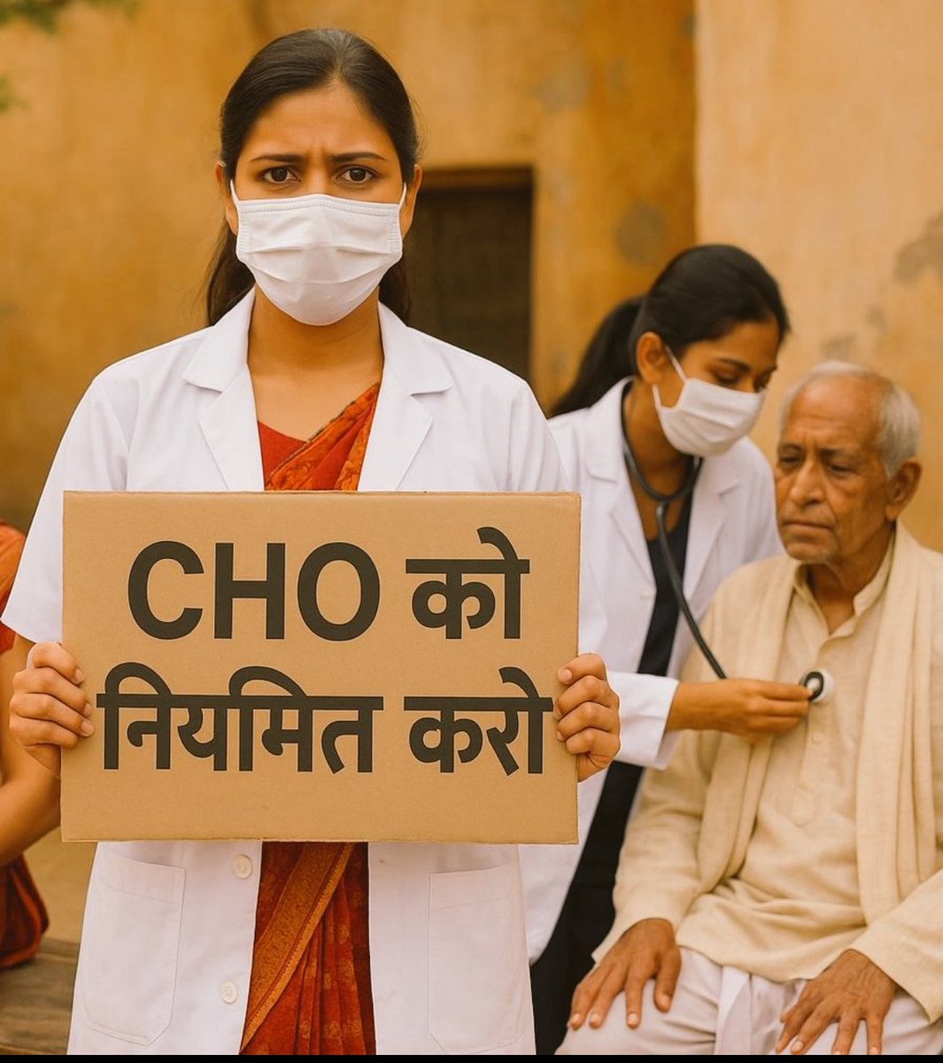 Poonamnarwaria's tweet photo. राजस्थान की रोजगार वाली डबल इंजन सरकार 
राजस्थान का स्वास्थ्य CHO के भरोसे है। जनकल्याणकारी योजना घर घर तक 
पहुंच रही है 
#CHO_को_नियमित_करो
#CHO_को_नियमित_करो
#CHO_को_नियमित_करो
#CHO_को_नियमित_करो
#CHO_को_नियमित_करो
#CHO_को_नियमित_करो@RajCMO 
@JPNadda @GajendraKhimsar https://t.co/5GxWQIIPEm