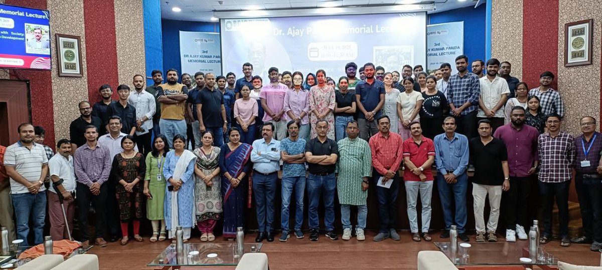 Institute of Life Sciences hosts 3rd Dr. Ajay Kumar Parida Memorial Lecture to Honour his Visionary Leadership 

pib.gov.in/PressReleasePa…