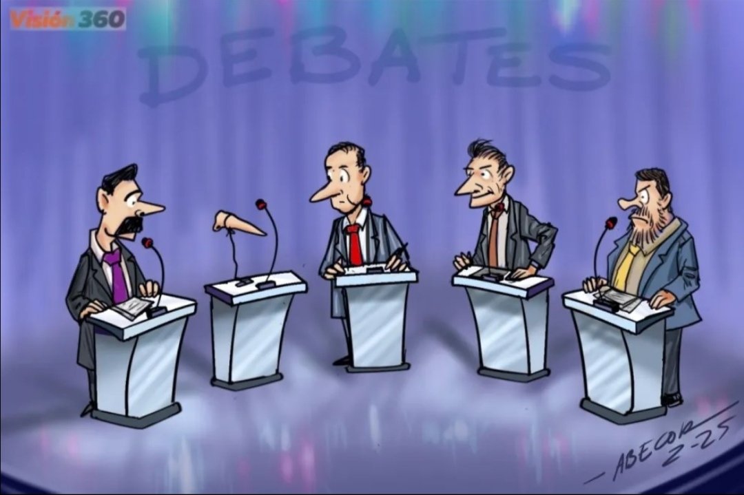 En los debates, falta Andrónico, el afónico y lacónico, un alma muerta en esta campaña...Ya no convence lo que dijo su padrino: que "sólo debate con el pueblo"...Su ausencia es un olímpico menosprecio a la democracia.