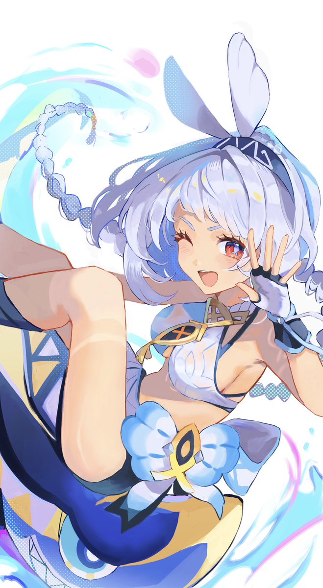 A_Qar_'s tweet image. 脳筋ビフォアフ
厚塗りです