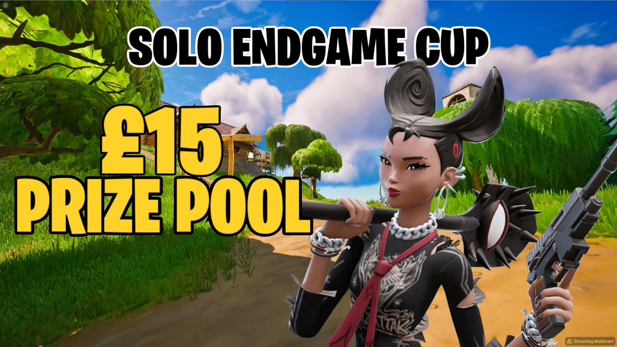 ## 🌟 ANNOUNCING OUR FIRST SOLO ENDGAME CUP! 🌟  
It’s time to show what you’re made of.

 📅 Date: 27/07  
 🕔 Time: 6PM GMT  

## 💰 PRIZE POOL:
🥇 1st – £7.50 + Exclusive Role  
🥈 2nd – £5  
🥉 3rd – £2.50  
(All payouts via PayPal)

 ✅ HOW TO JOIN:

1. Follow us on