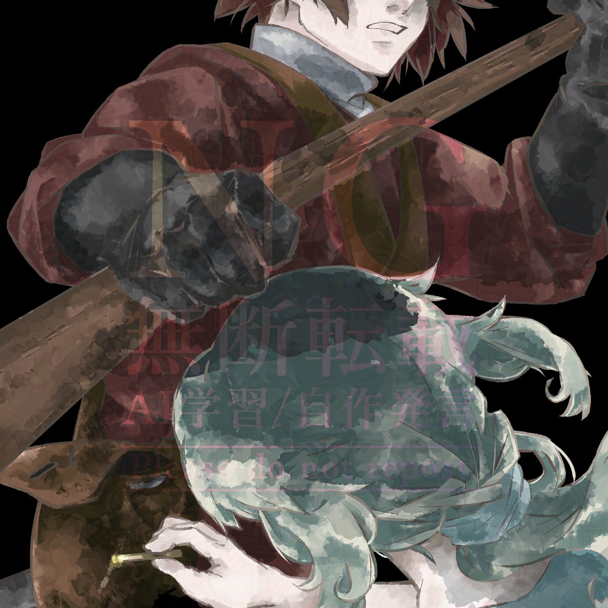 wip
で色をぺちゃぺちゃ塗るとこうなる。
あとは銃のコック描き足して口の中を塗って目を描き足す。
そして次の一枚絵作業に移る。
人間の眼を描くのが死ぬほどニガテなのでおそらく時間を大幅に喰う。
#ゲーム開発