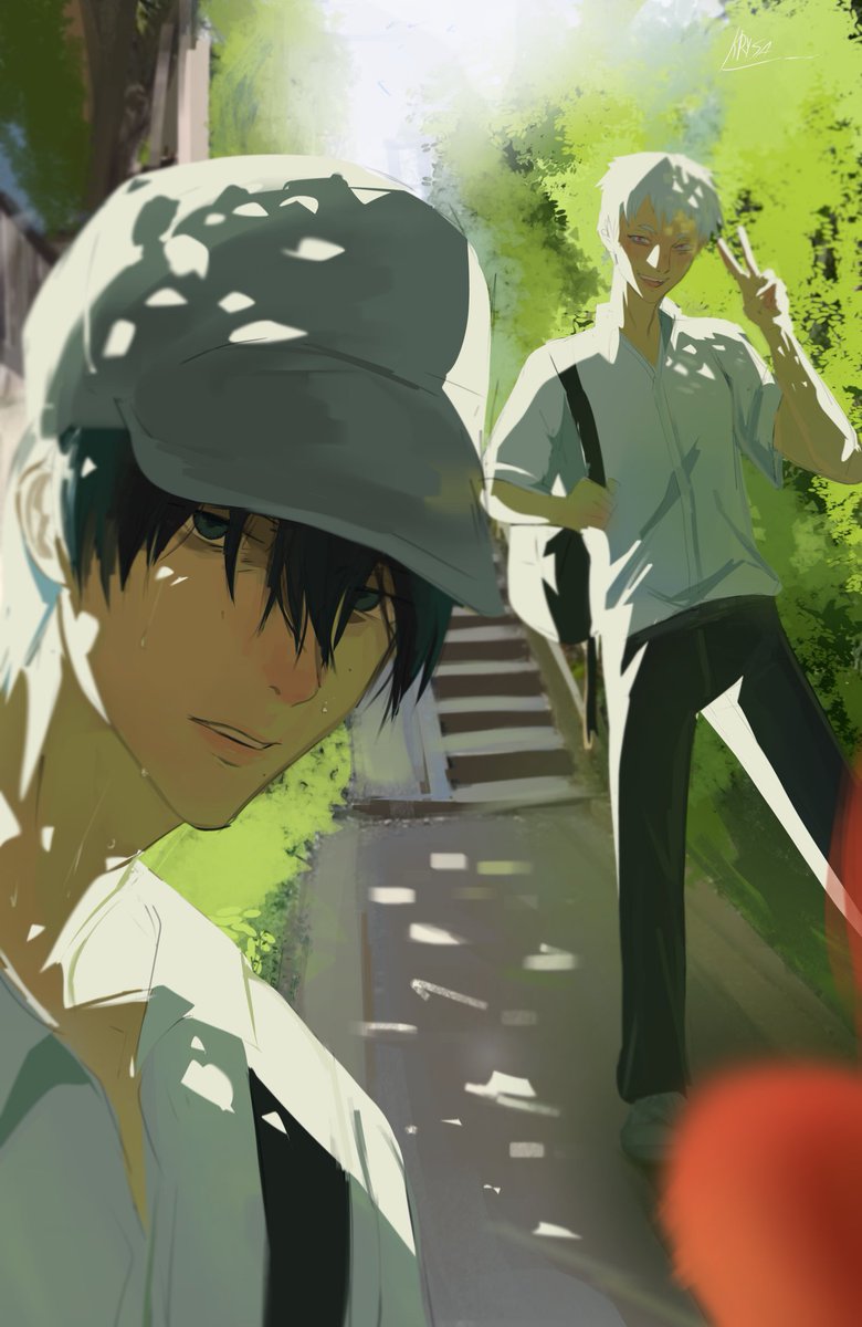 KRYSA__'s tweet photo. Hi I'm broke, gay and chopped and this is my art
(Don't let this one flop horrendously I actually put effort into this) 
#thesummerhikarudied #TSHD #yoshiki #yoshikitsujinaka #HIKARU  #yoshikaru https://t.co/AMCwLeO4lh