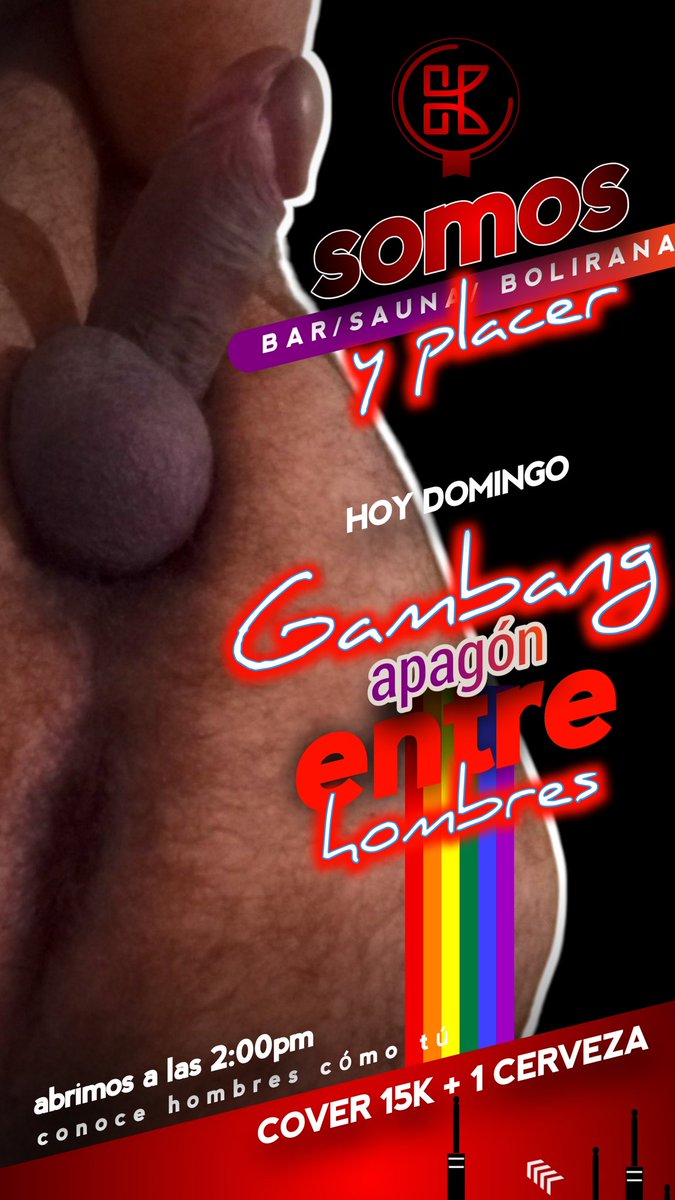 GAMBANG 💦💦💦 ,DOMINGO 20 de JULIO  ponlo a mamar, clavado y llenalo de leche 💦por dónde quieras!
COVER 15K y una cerveza 🍺 
Aparta el cupo! 
WhatsApp 3245272269

#GayNight #SaunaExperience #Fiesta #Comunidadgay #DiversiónTotal #SexYAmigos #Sauna #miusic #fyp #parati #morbo