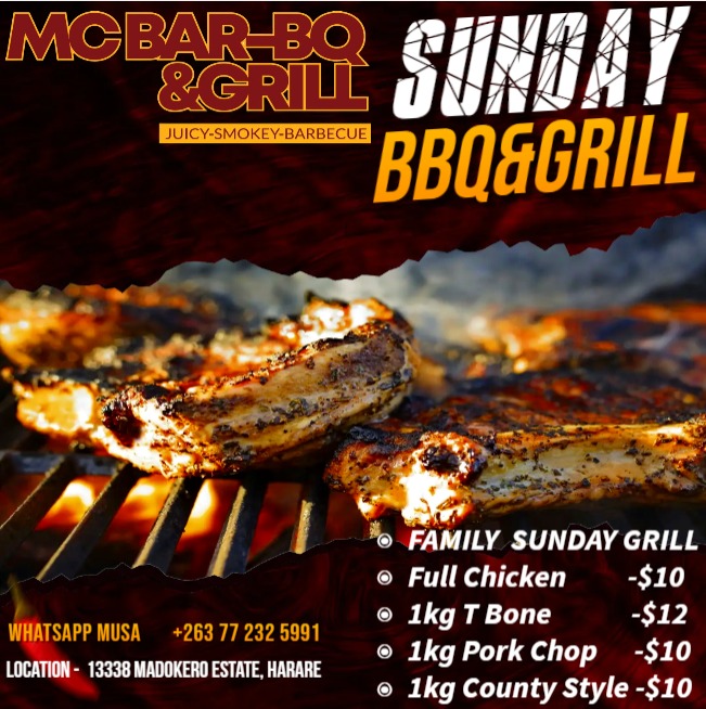 MusaemureC's tweet photo. @redmarketsunday @iMisred For all your BBQ &amp; Grill. MC Bar-BQ &amp; Grill is your plug. Whatsapp or Call Musa on 0772 325 991 https://t.co/KX3IL0pStd
