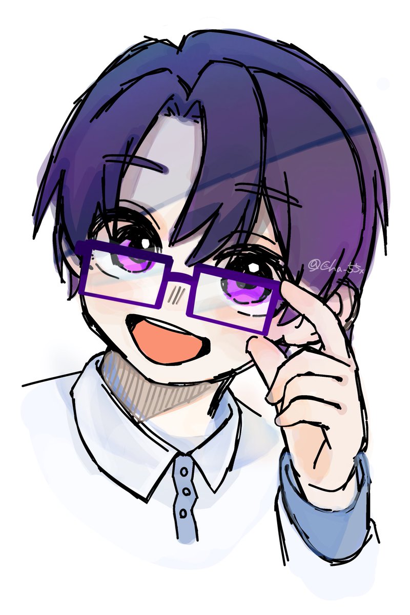 めがねきらり
#ぴちあーと  #もふ くん