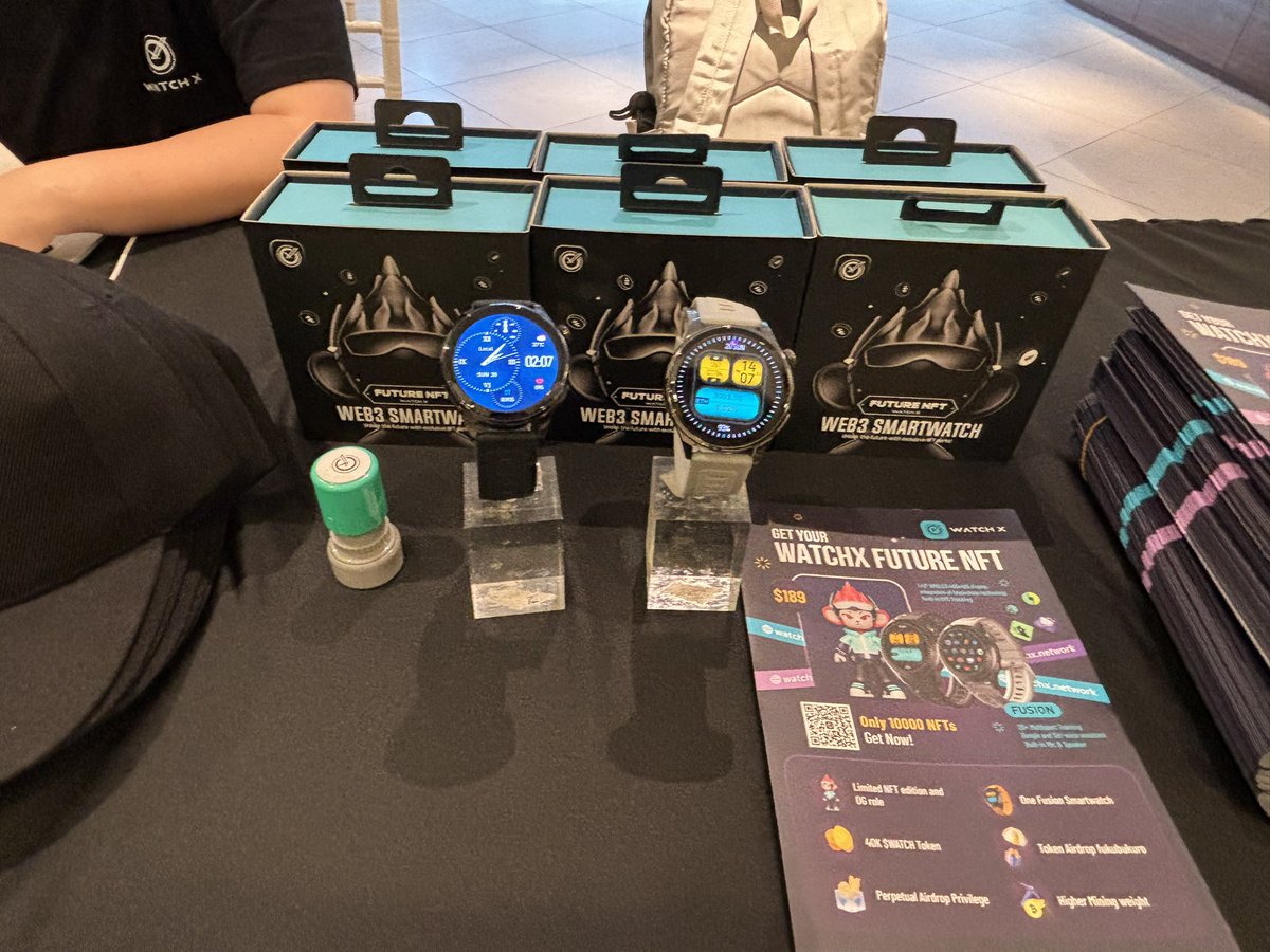 watchxnetwork's tweet image. 🚀 WatchX at Malaysia #BlockchainWeek!
We’re at DePIN+AI in SEA by at #DePIN+AI in SEA, hosted by @iotex_io at Malaysia Blockchain Week! 🌏
🔹 Seamless WEB2-WEB3 bridging
🔹 Health, payments & insurance
🔹 Your life, more efficient & secure
Come meet us & discover how DePIN…