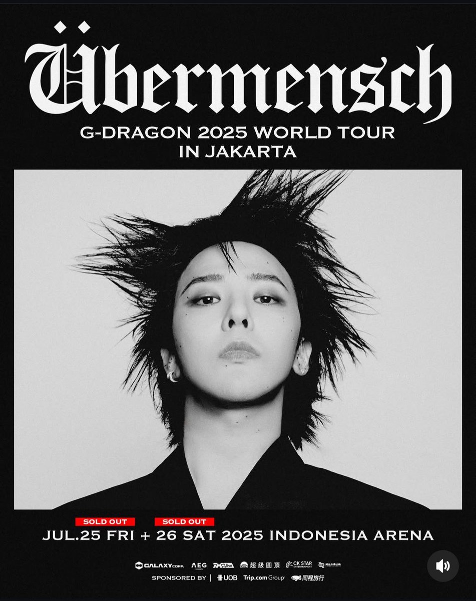 Want to sell/WTS/Jual G-Dragon Übermensch in Jakarta 2025 ticket:

Day 1 
2 tiket VIP A - QN 18x
8 tiket Category 1 - 2 seats side by side

Day 2
2 tiket VVIP B - QN 19x
1 tiket VIP A - QN 94x
2 tiket VIP B - QN 92x

COD at Venue ✅
Direct Message 📩

#GDRAGONinJAKARTA