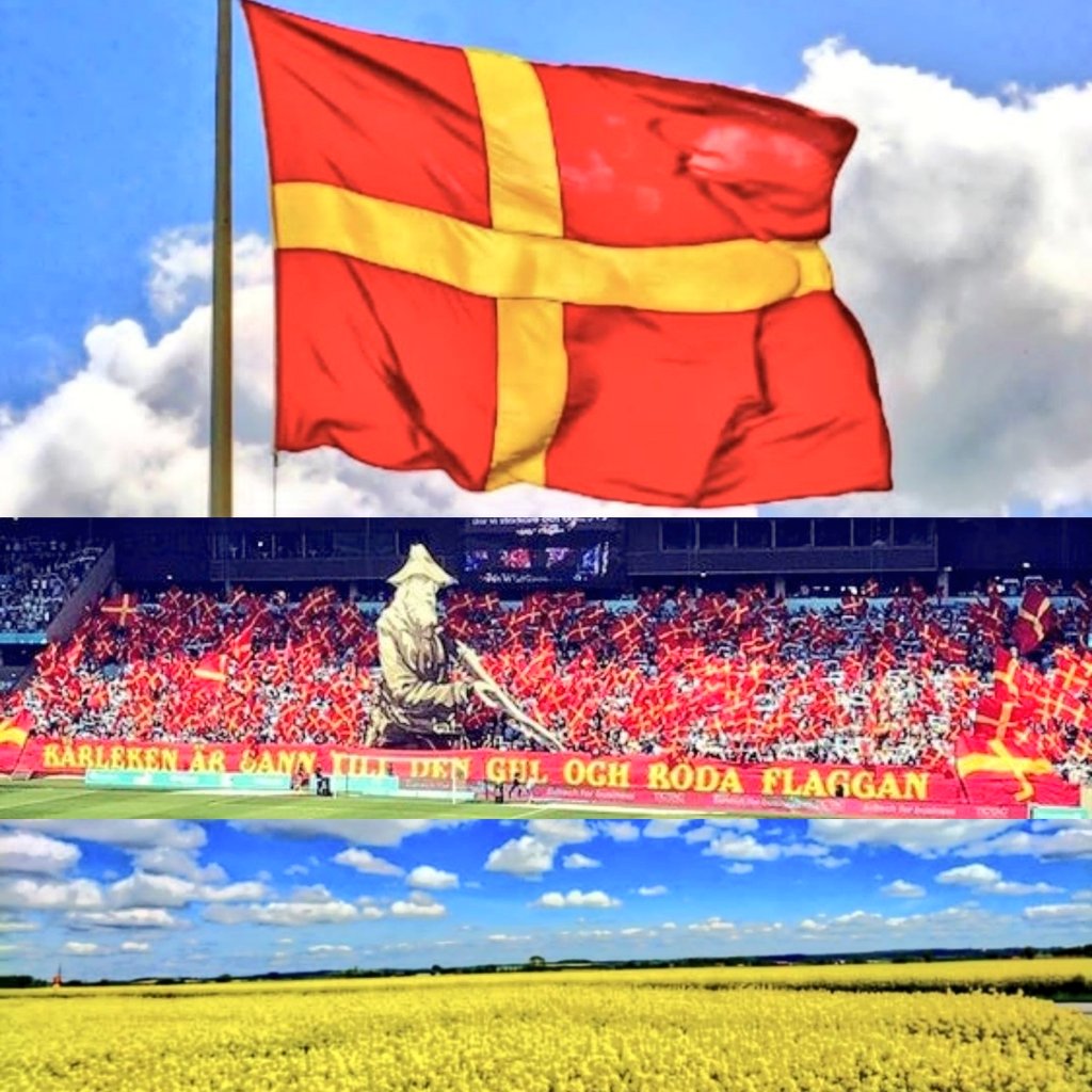 Tredje söndagen i juli är som alla vet den ack så viktiga dagen Skåneländskaflaggans dag.