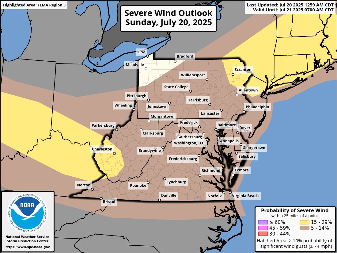 NCCO_DE_Skywarn's tweet image. Good Morning.. another unsettled day but showers and thunderstorms that have a slight chance of making themselves know later today.