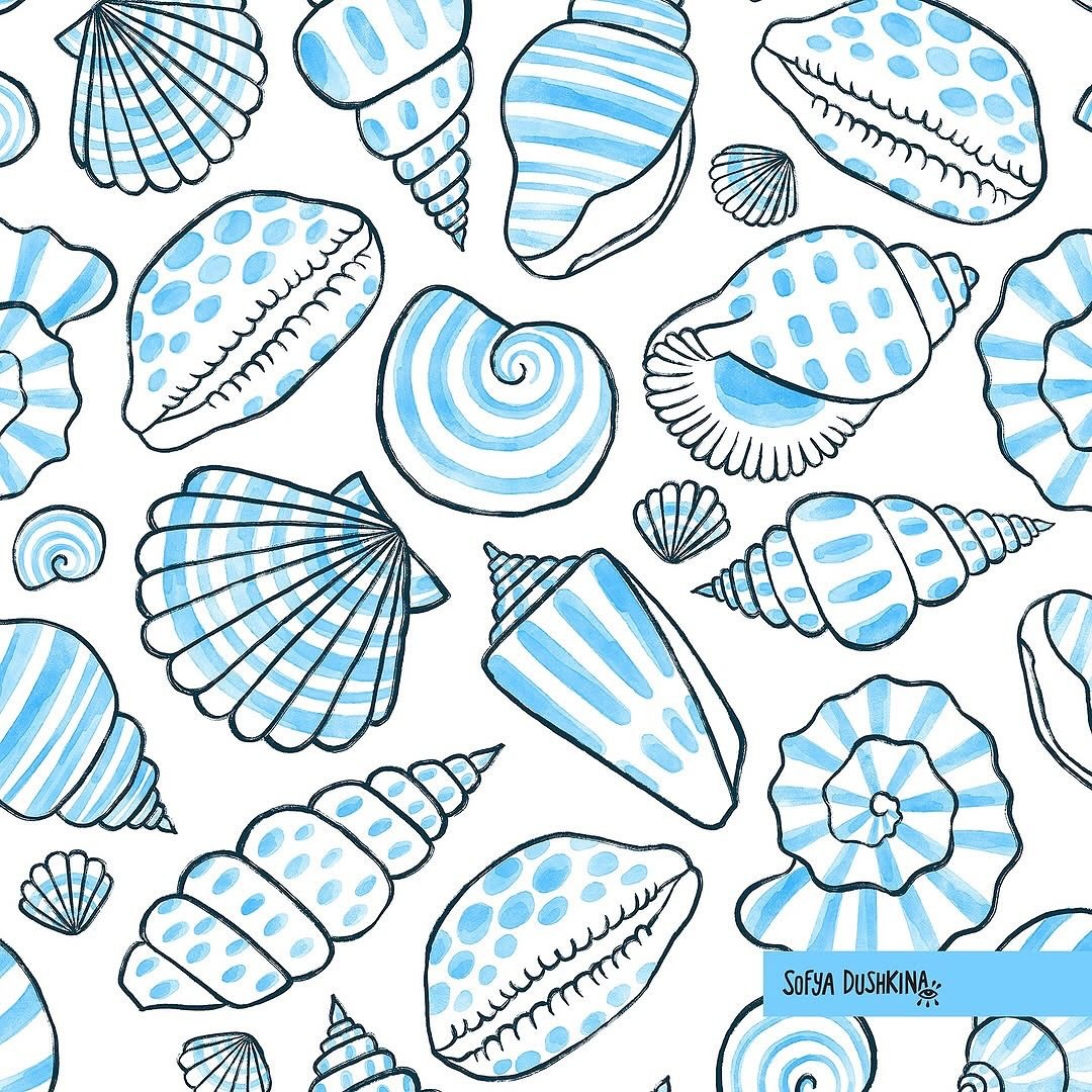 patternbank's tweet image. Watercolor Seashells - Blue by Sofya Dushkina exclusively on @patternbank
patternbank.com/sofyadushkina
My new pattern - Watercolor Seashells. Exclusively for @patternbank 🐚
#patternbank #patterndesigner #surfacepatterndesign #illustration