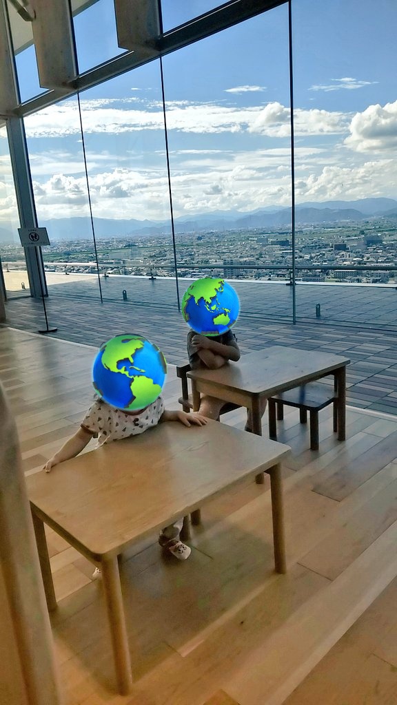 aworksnet's tweet image. 今日は天空のキッズスペースで遊びました♪(⁠≧⁠▽⁠≦⁠)