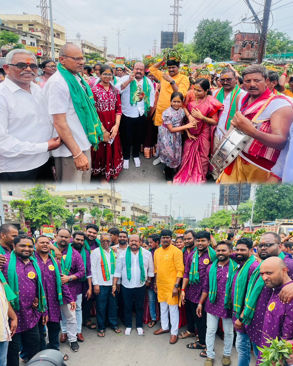 GangulaBRS's tweet image. ఆషాడ మాసం పురస్కరించుకొని నగరంలోని  పలు ప్రాంతాల్లో నిర్వహించిన బోనాల వేడుకల్లో పాల్గొనడం జరిగింది.

#Bonalu2025