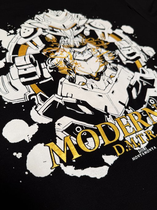 『モダニア「D.M.T.R」』Tシャツ 金色を使ってみました、ちょっと豪華な感じがする #NIKKE #C106
