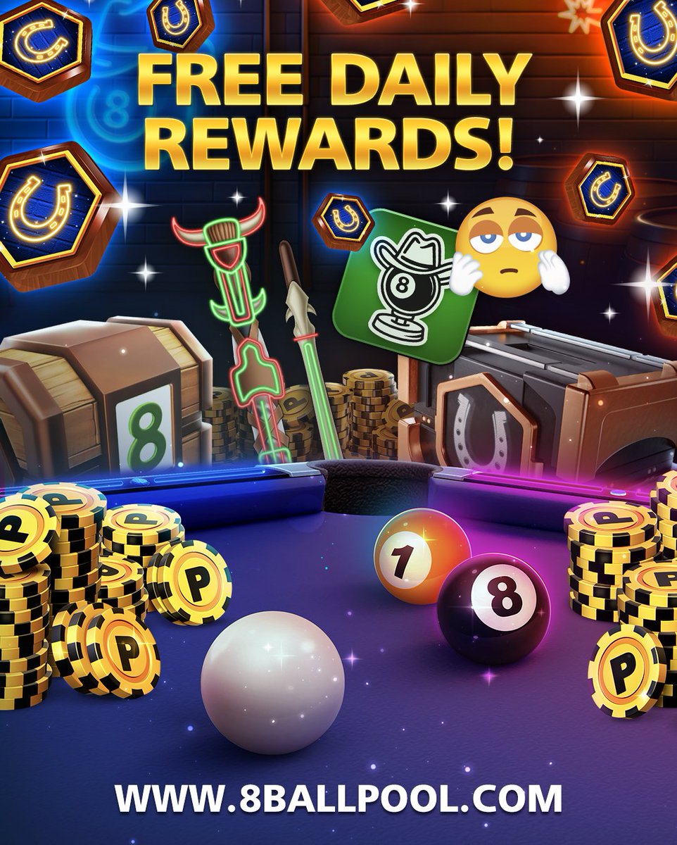 8ballpool's tweet image. FREE Daily Rewards ✨ 🎁

Claim now » mcgam.es/8B6aq0

🎱 Get FREE #NeonTokens
🎁 Use Tokens in-game for Rewards
🗓️ Available DAILY until Wed July 30

#8BallPool #FREE #Reward