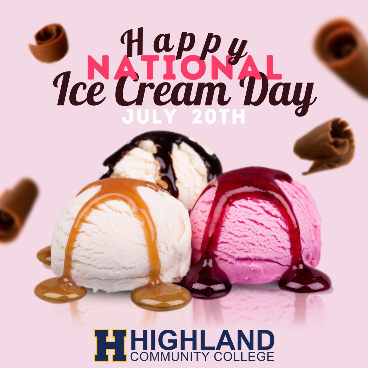highlandcc's tweet image. Happy National Ice Cream Day! Enjoy a cool treat today!
#IceCreamDay #StayCool #ScottieNation