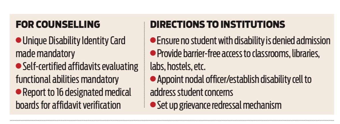 Kavita Bajeli-Datt (@kavitadatt) on Twitter photo NMC makes UDID card mandatory, asks students with disability to submit self-attested affidavits to prove functional abilities
Read the full story here: bit.ly/46OpDNi
<a href="/NewIndianXpress/">The New Indian Express</a> <a href="/TheMornStandard/">TheMorningStandard</a> <a href="/drsitu/">Dr Satendra Singh, MD</a> NMC makes UDID card mandatory, asks students with disability to submit self-attested affidavits to prove functional abilities
Read the full story here: bit.ly/46OpDNi
<a href="/NewIndianXpress/">The New Indian Express</a> <a href="/TheMornStandard/">TheMorningStandard</a> <a href="/drsitu/">Dr Satendra Singh, MD</a>