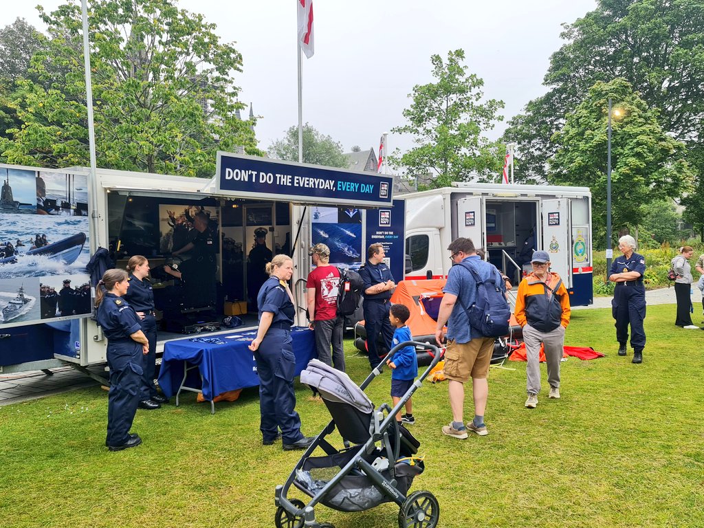 RNinScotland's tweet image. There's lots happening in #Aberdeen and it's not all #TallShips - there's a military village with @RoyalNavy @RoyalMarines @RNReserve and much more to enjoy for all the family, open all day today and tomorrow. 👇