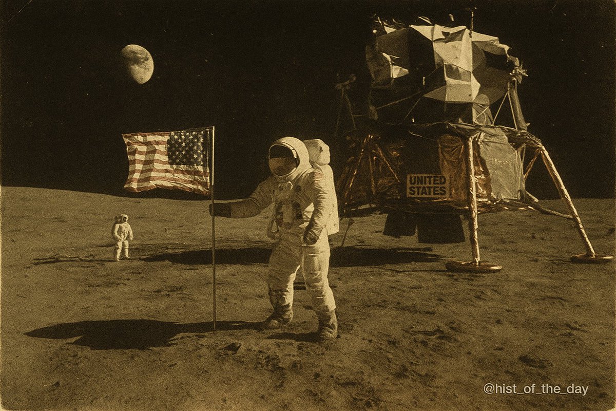 #OnThisDay, July 20, 1969 — "The Eagle has landed."
Apollo 11's lunar module touches down in the Sea of Tranquility, marking humanity’s first steps on another world.
A giant leap for mankind begins.