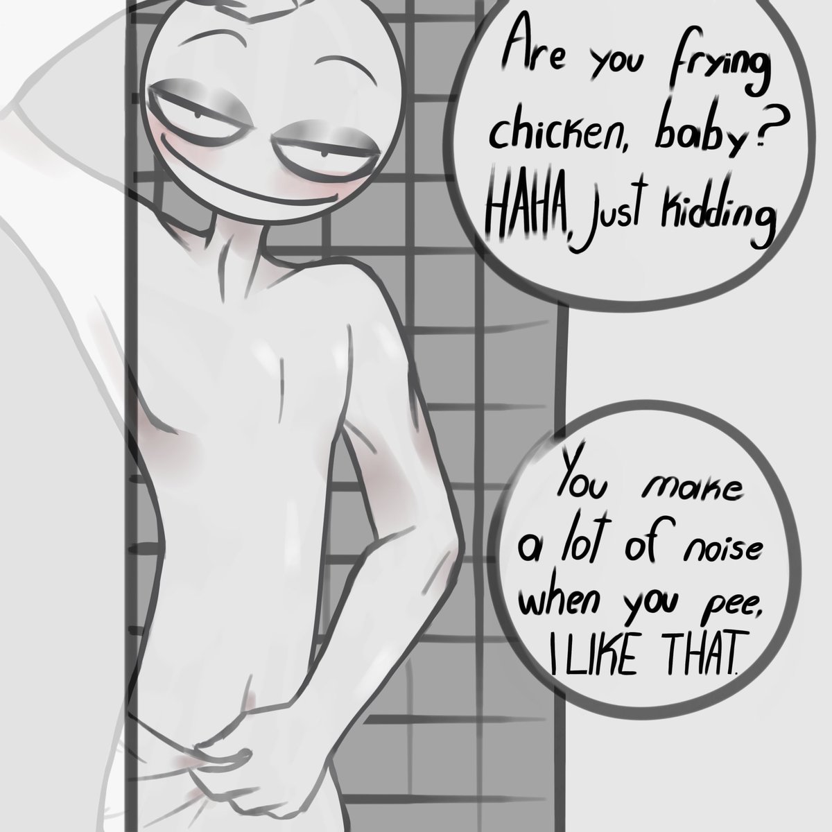 wh0re_EvilPeter's tweet image. Peter in the shower #meme #YourBoyfriendGame #Peter #YBG
