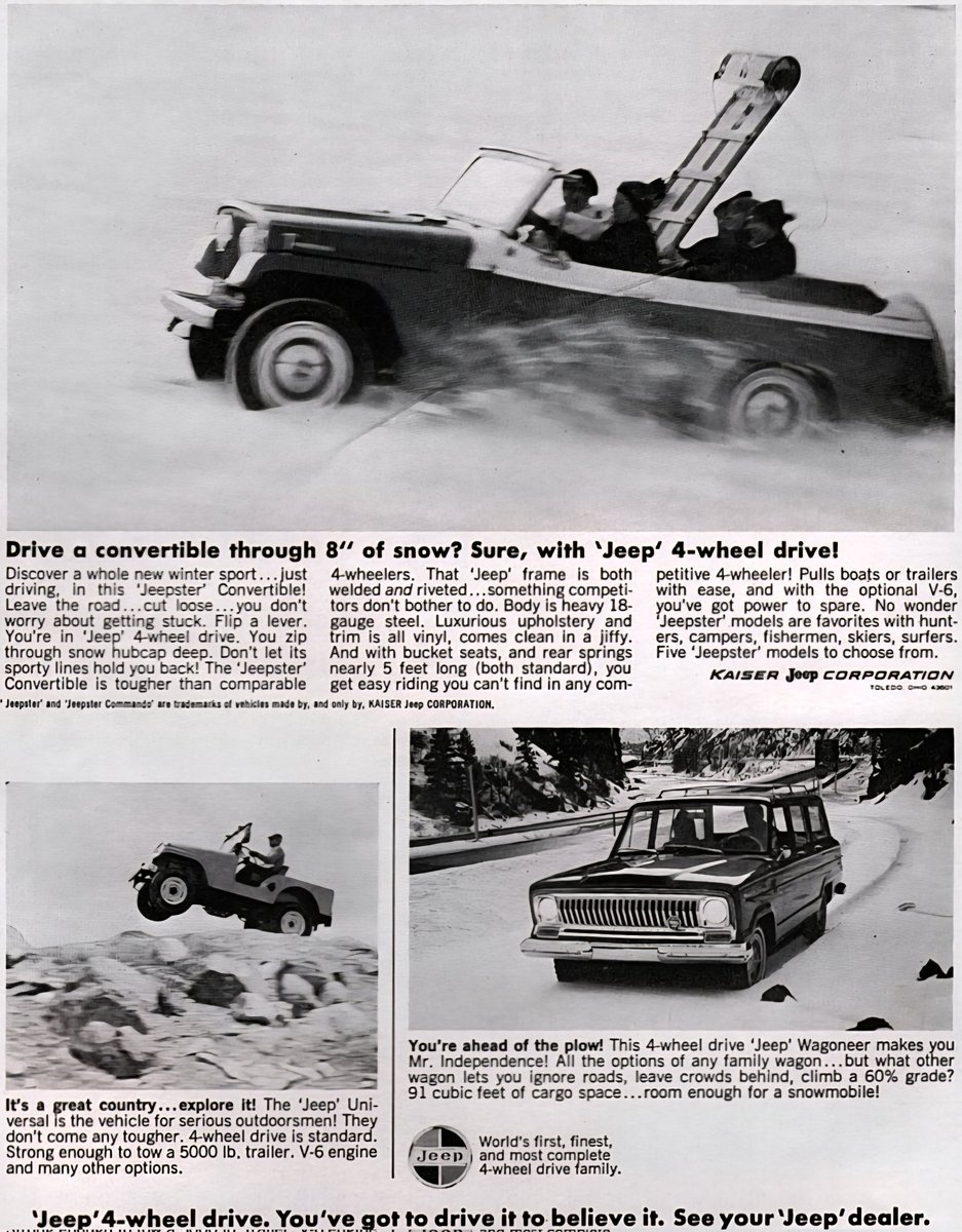 Legendary1941's tweet image. Jeep Adventure, circa 1968! #adventure
...................
#dailyjeeps #sunday #sundayfunday #sundayvibes #legendary1941 #jeep #jeeplife #farm #farmlife #farmjeep #army #WWII #military #war #vintage #legends #willysoverland