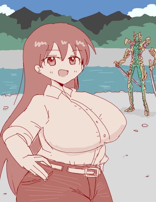 RIKUESANG's tweet image. 正常な男の9割は凪さんの太さに夢中で必殺の霊的国防兵器に気づかない