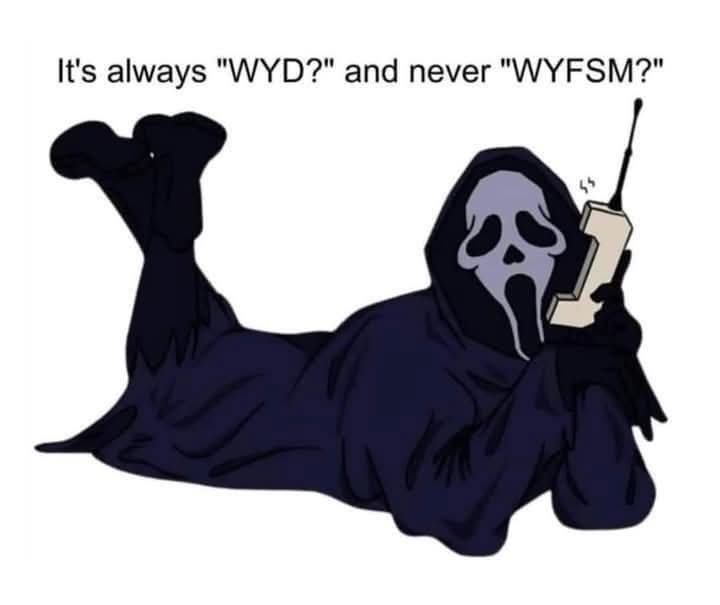 🤷

#Scream #screammovie #Scream5 #ScreamVII #HorrorCommunity