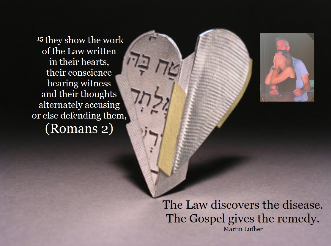 "I would not have come to know sin except through the Law;" (see Romans 7)

Learn more:

See Romans 7:7 cross references biblegateway.com/passage/?searc…

Search results for: "the law is written on their hearts"
gotquestions.org/search-results…

-

Amen
Coldplay
Good Sunday
Trending for you
