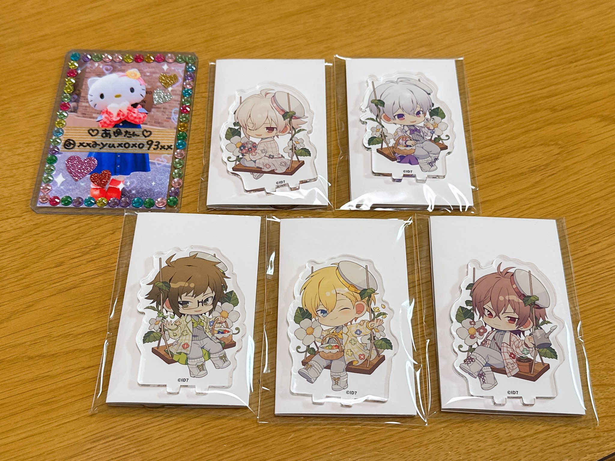 アイナナ アニカフェ アクスタ ステッカー 三月 環 壮五 ナギ アイドリッシュセブン アイナナ アニカフェ アクスタ コースター