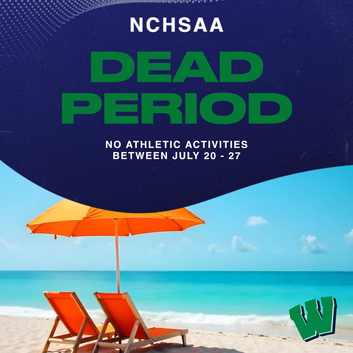 Weddington Athletics (@whswarriors) on Twitter photo Today begins the second NCHSAA summer dead period. Enjoy a week off, Warriors!
<a href="/AGHoulihan/">Andrew G. Houlihan</a> <a href="/UCPSNC/">Union County Public Schools</a> <a href="/UCPSNCAthletics/">UCPS NC Athletics</a> <a href="/WeddingtonHSNC/">Weddington High School</a> Today begins the second NCHSAA summer dead period. Enjoy a week off, Warriors!
<a href="/AGHoulihan/">Andrew G. Houlihan</a> <a href="/UCPSNC/">Union County Public Schools</a> <a href="/UCPSNCAthletics/">UCPS NC Athletics</a> <a href="/WeddingtonHSNC/">Weddington High School</a>