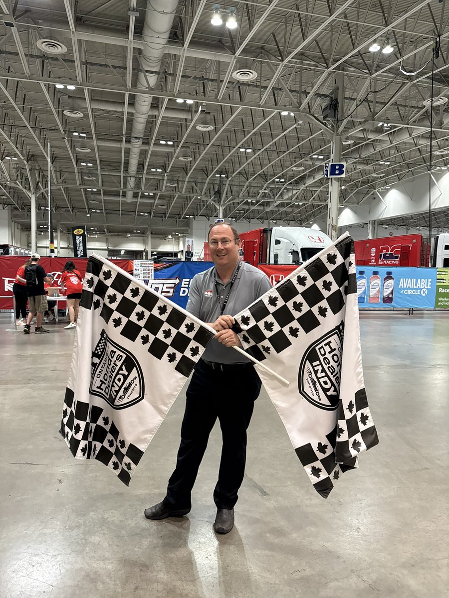 For the morning USF races, I’ll have these gigantic flags to use for the finish