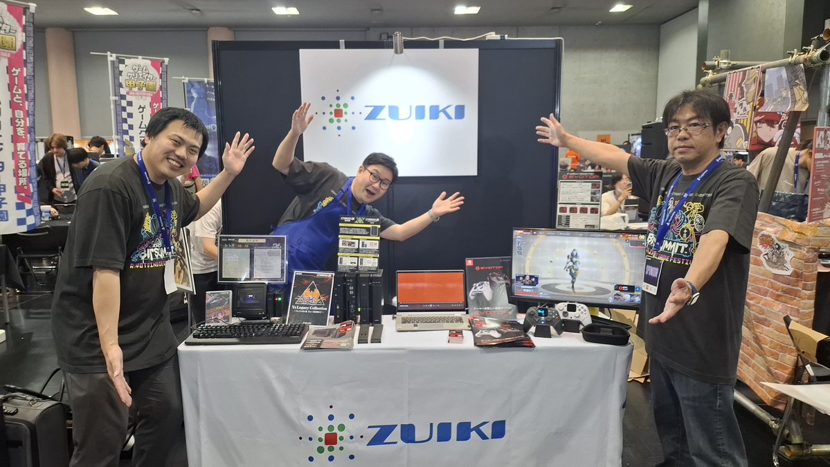 ZUIKIInc's tweet image. 【#BitSummit13th】閉幕🎊
3日間天候が悪い日や暑い日続きましたが、ブース訪問頂き、誠にありがとうございました🌈
お客様、1人1人の生の声を直接聞くことができ、より一層頑張りたいと感じるイベントでした✨
これからも宜しくお願い致します‼
#BitSummit
#BitSummit13th
#X68000Z2
#X68000Z…